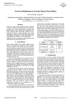 Rising Diphthongs