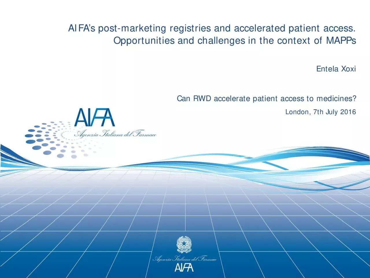 PDF-AIFA146s postmarketing registries and accelerated patient access O