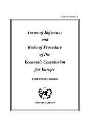 EECE778Rev5 Terms of Reference and Rules of Procedure of the Econo