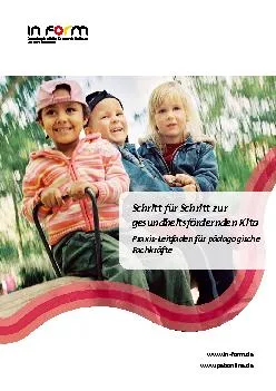 PDF-Schritt fr Schritt gesundheitsfrdernden KitaPraxisLeitfaden fr