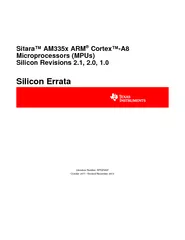 Sitara AMx ARM Cortex A Microprocessors MPUs Silicon R