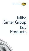 Miba Sinter Group Key Products