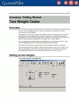 PDF-Inventory Getting Started