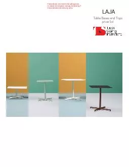 Table bases  Laja