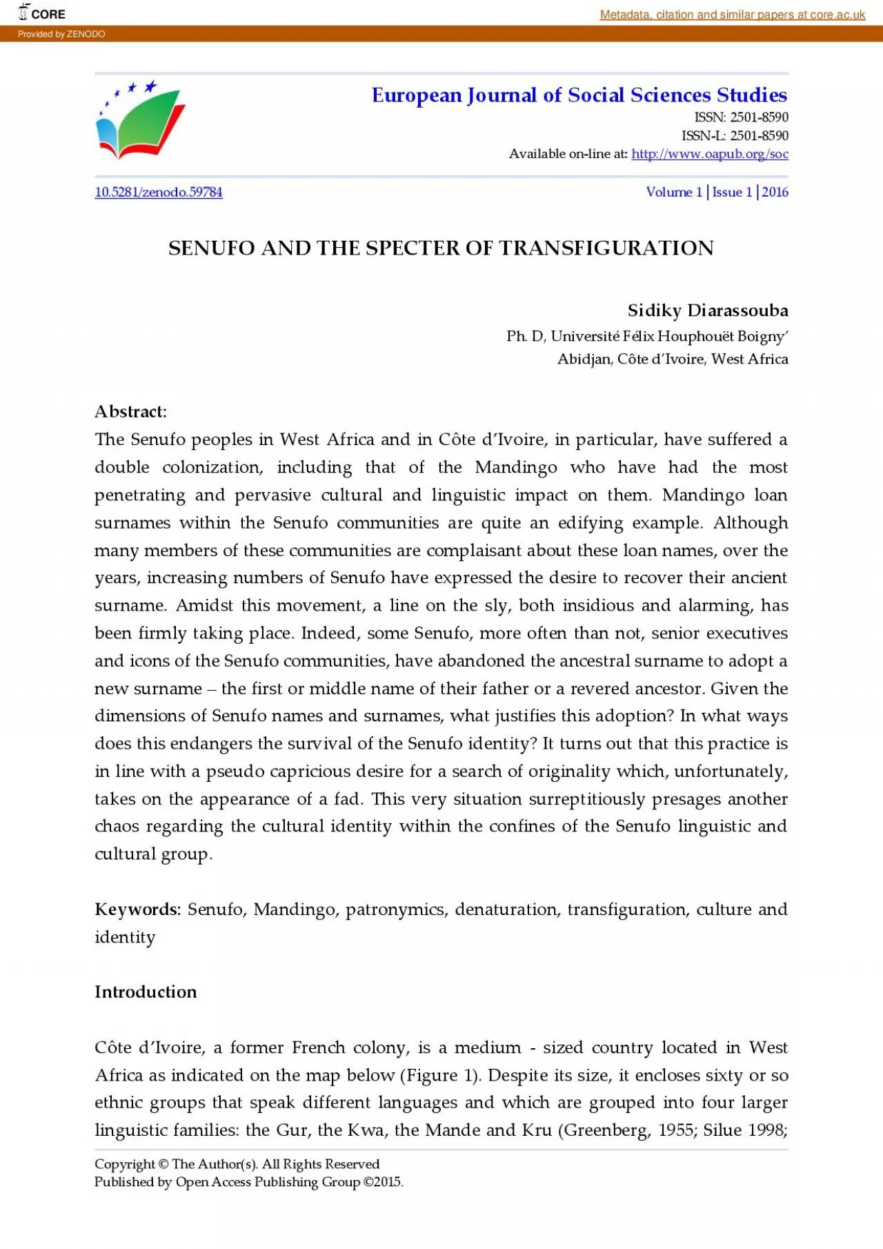 PDF-Metadata citation and similar papers at coreacuk