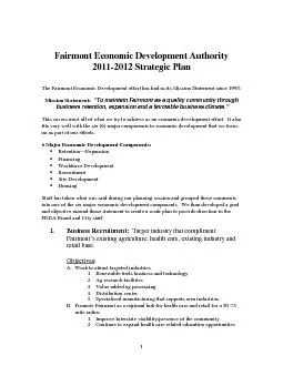 airmont Economic Development Authority20112012 Strategic Plan
