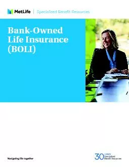 BankOwned Life Insurance BOLI