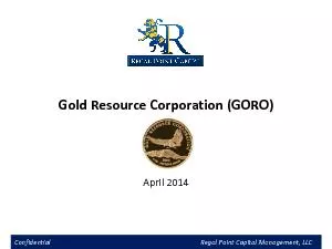 Gold Resource Corporation GORO