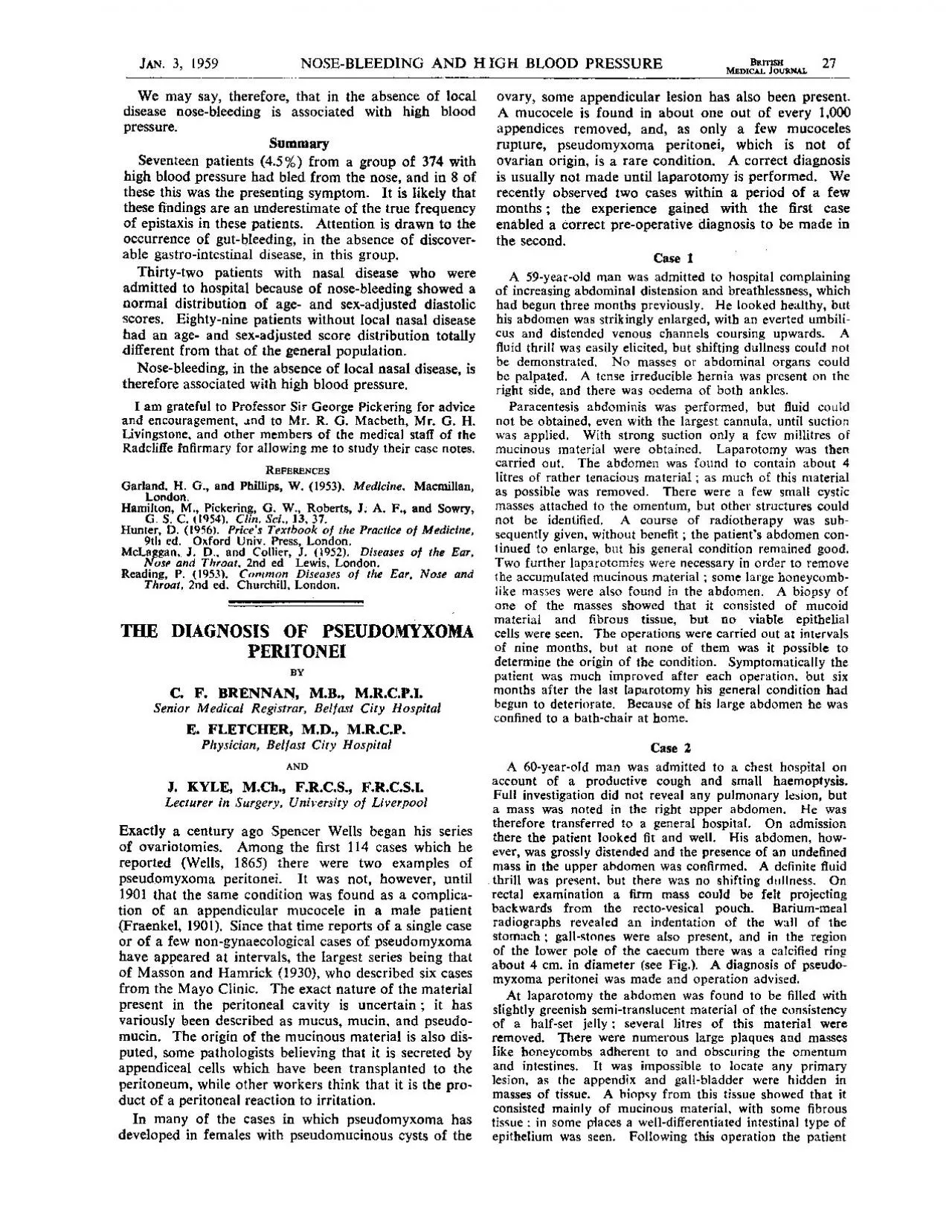 PDF-JAN31959NOSEBLEEDINGANDHIGHBLOODPRESSUREBR27Wemaysaythereforethat