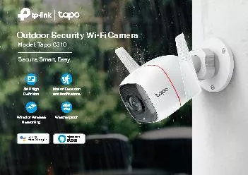 Model Tapo C310Outdoor Security WiFi Camera
