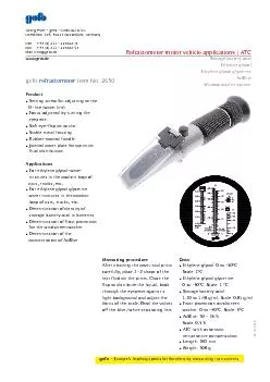 PDF-gefo refractometer Item No 2650Product149 Setting screw for adjust