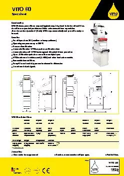 Spec sheet