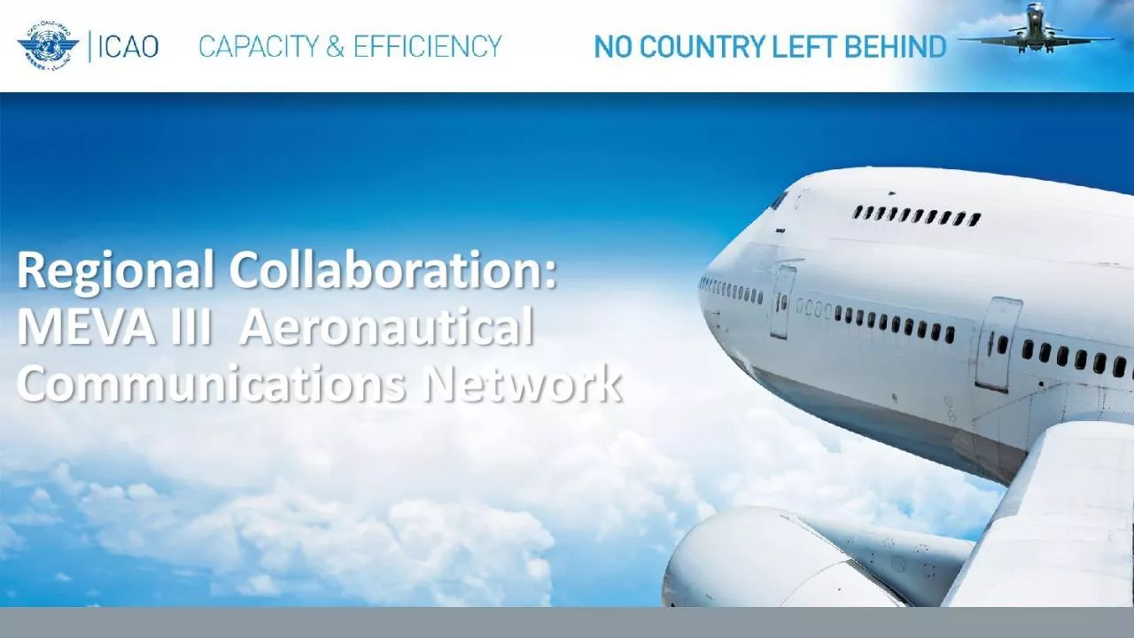 PDF-Regional Collaboration MEVA Aeronautical Communications Network