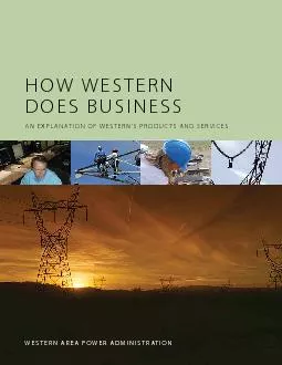 HOW WESTERNDOES BUSINESSAN EXPLANATION OF WESTERN146S PRODUCTS AND