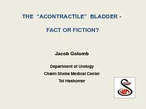 THE  ACONTRACTILE  BLADDER