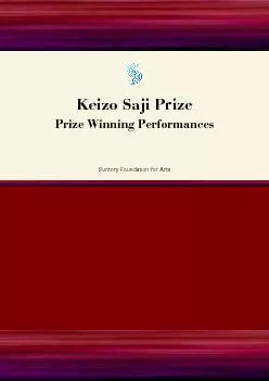 Keizo Saji PrizePrize Winning Performances