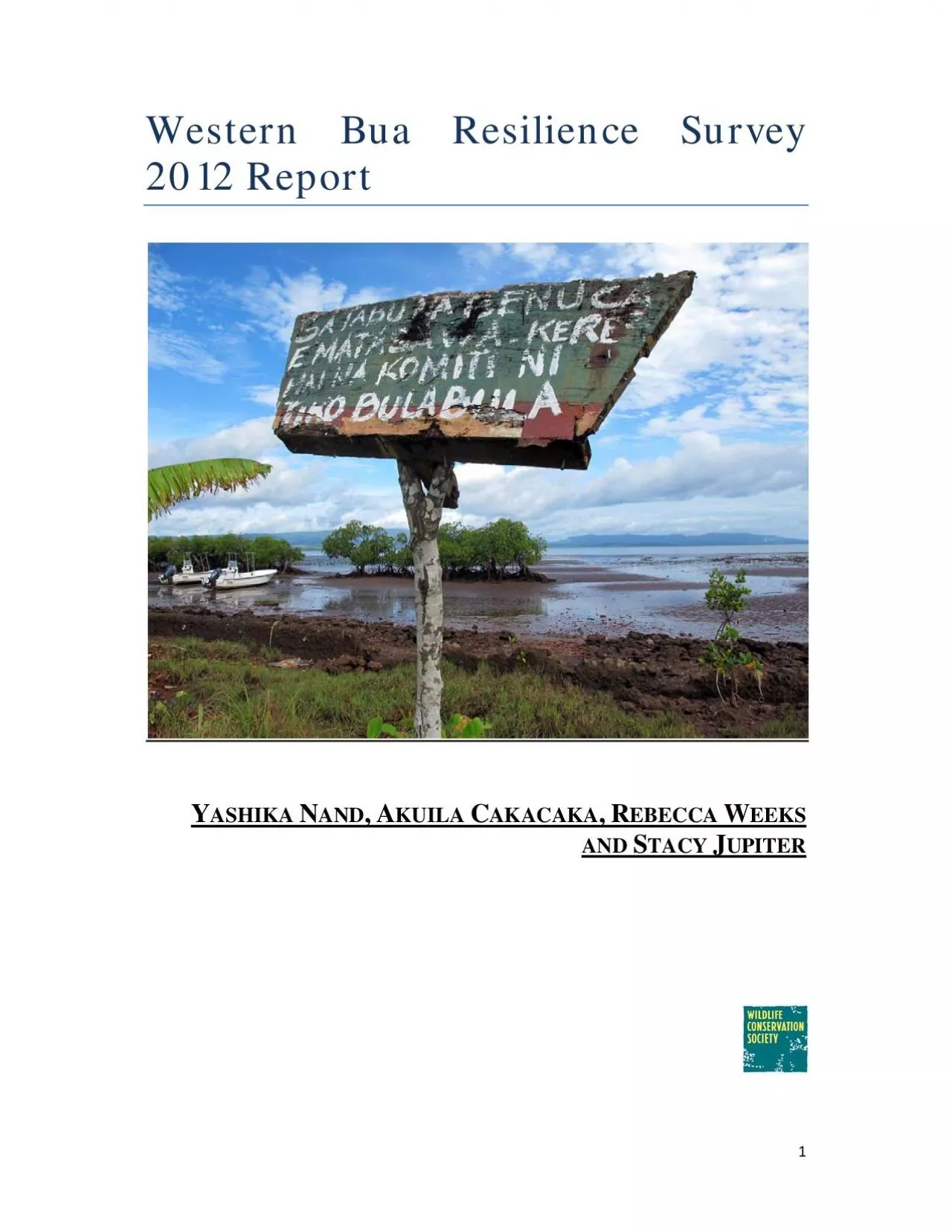 PDF-Western Bua Resilience Survey