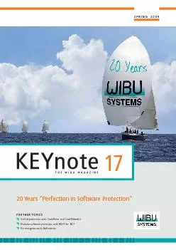 20 Years 141Perfection in Software Protection141Uni147 ed pro