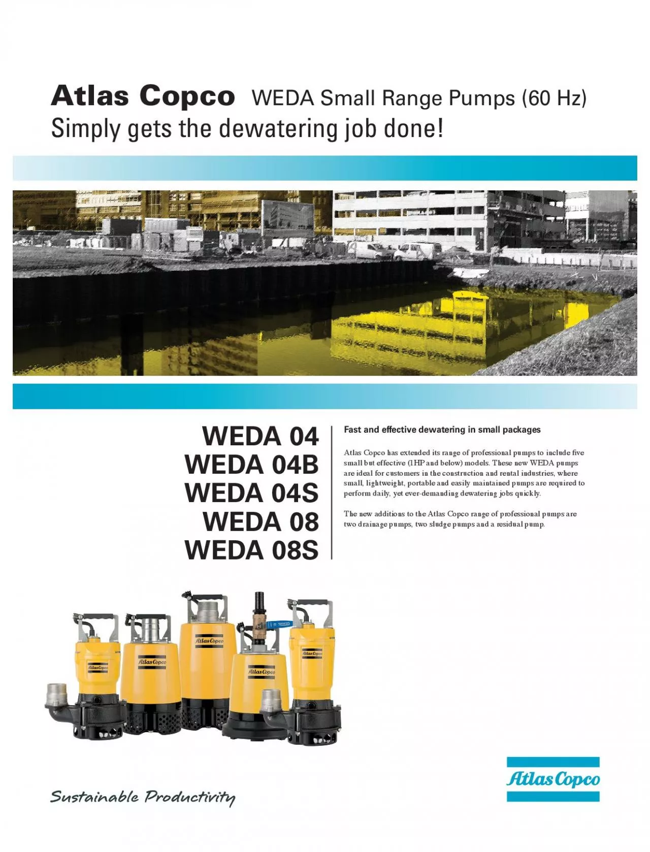 PDF-WEDA Small Range Pumps 60 Hz