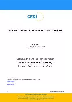 European Confederation of Independent Trade Unions