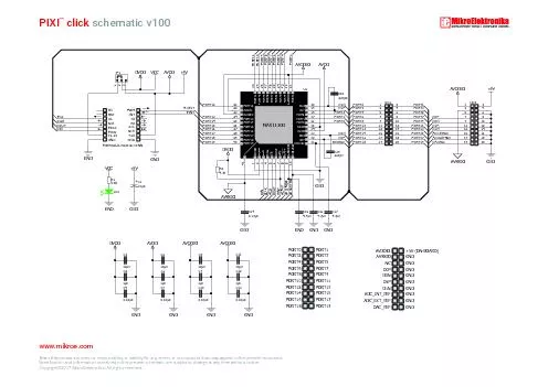 PIXIwwwmikroecomMikroElektronika assumes no responsibility or liabil