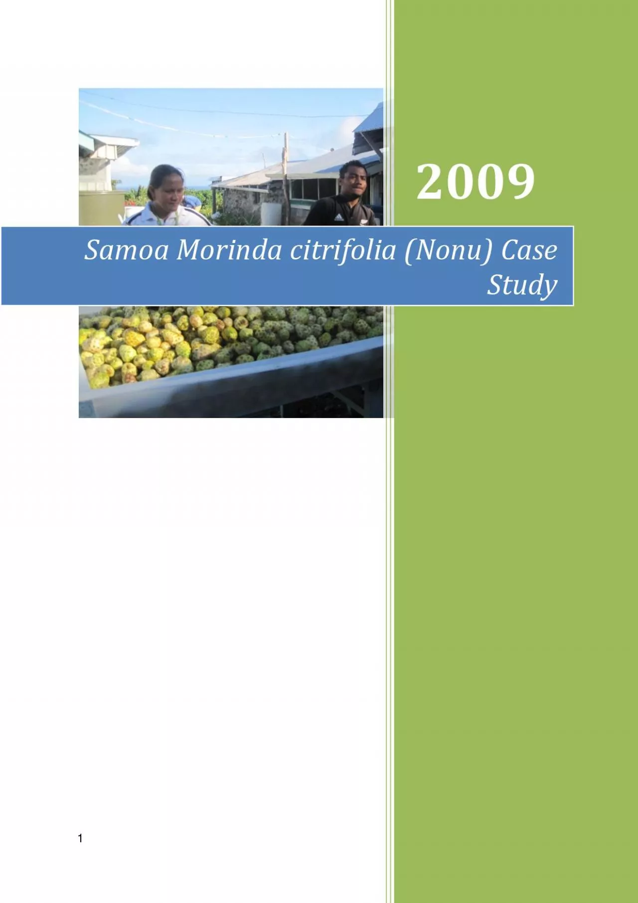 PDF-Samoa Morinda citrifolia Nonu