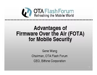 Advantages of Firmware Over the Air FOTA for Mobile Security