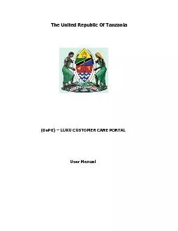 The United Republic Of Tanzania