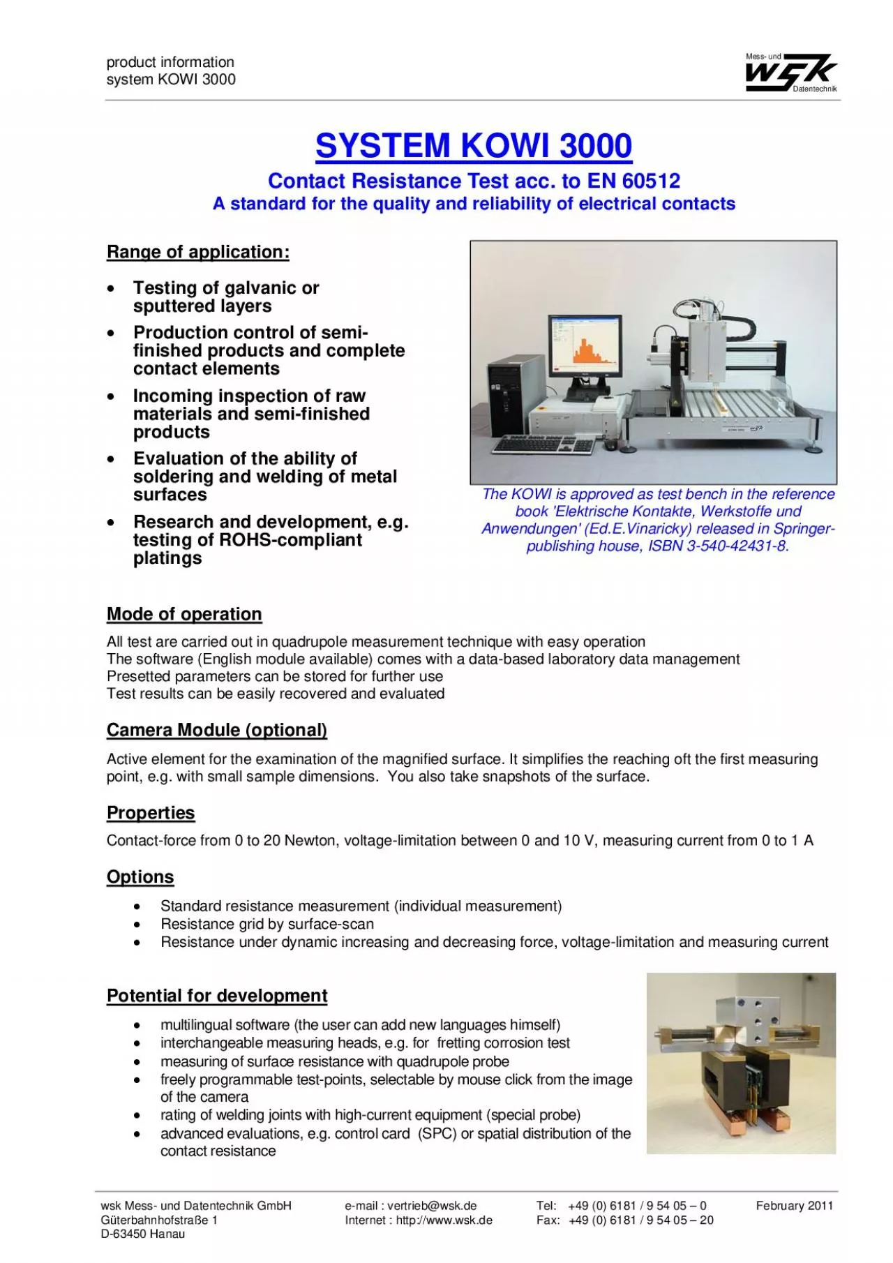 PDF-Mode of operation