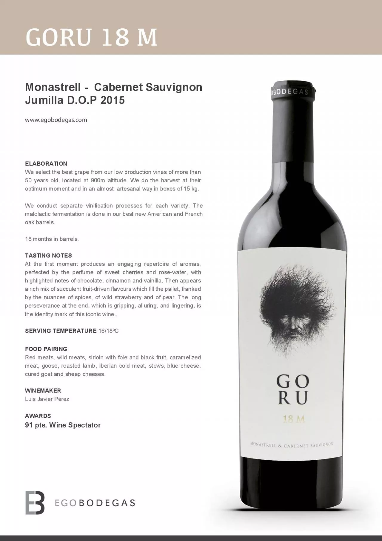 PDF-GORU 18 MELABORATIONWe select the best grape from our low production v