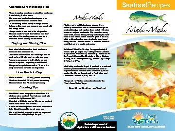 Bureau of Seafood and Aquaculture Marketing2051 East Dirac Drive Tall