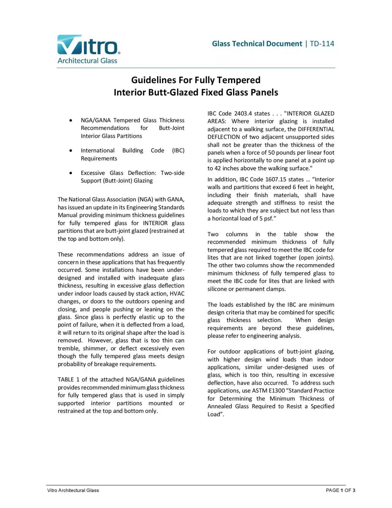 PDF-GuidelinesFullyFixedPanelsVitro Architectural Glass NGAGANATemperedBu