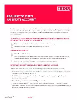 REQUEST TO OPEN