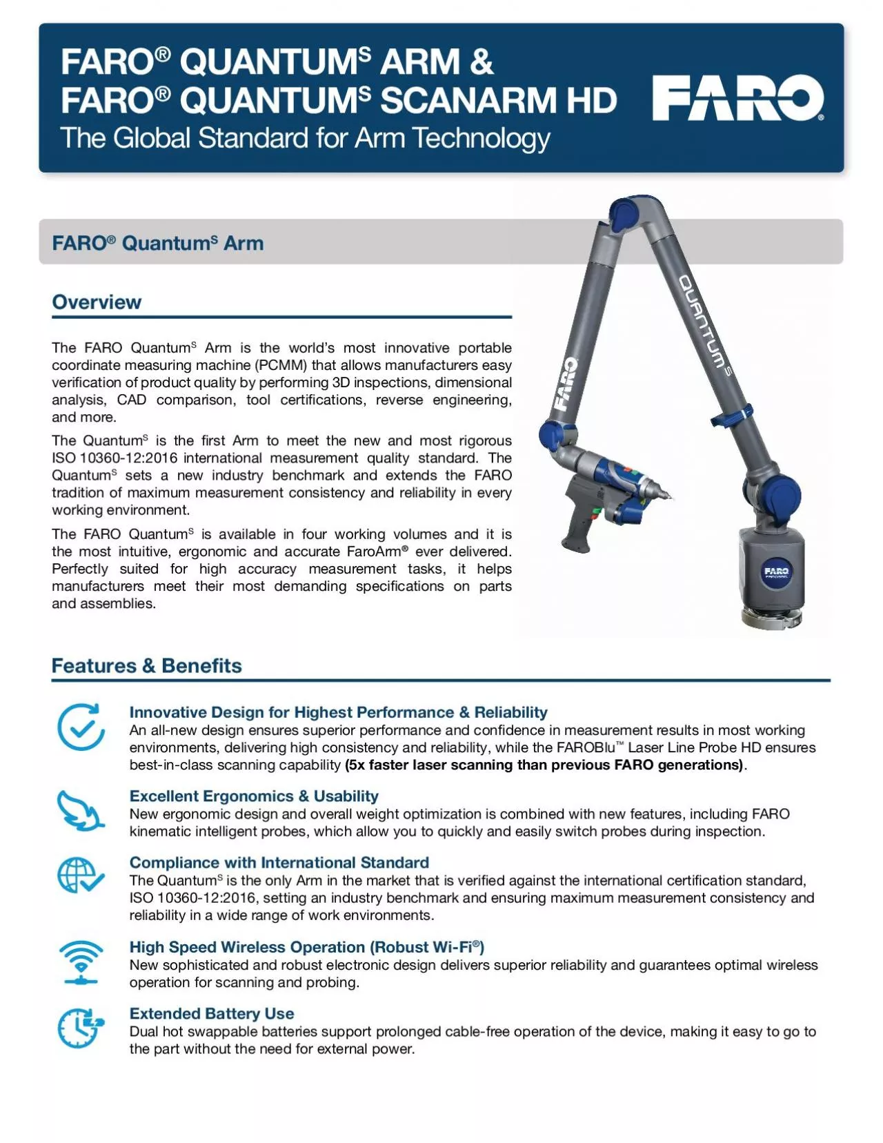 PDF-FARO Edge ScanArmLaser Line Scanning with a competitive advantage