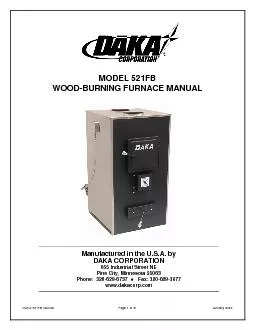 DAKA 521FB Manual