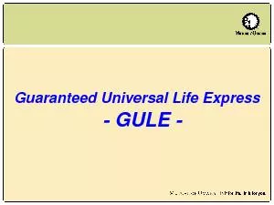 Guaranteed Universal Life Express