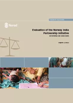 Evaluation of the Norway India