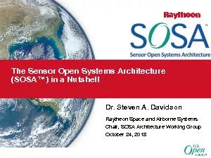 The Sensor Open Systems Architecture