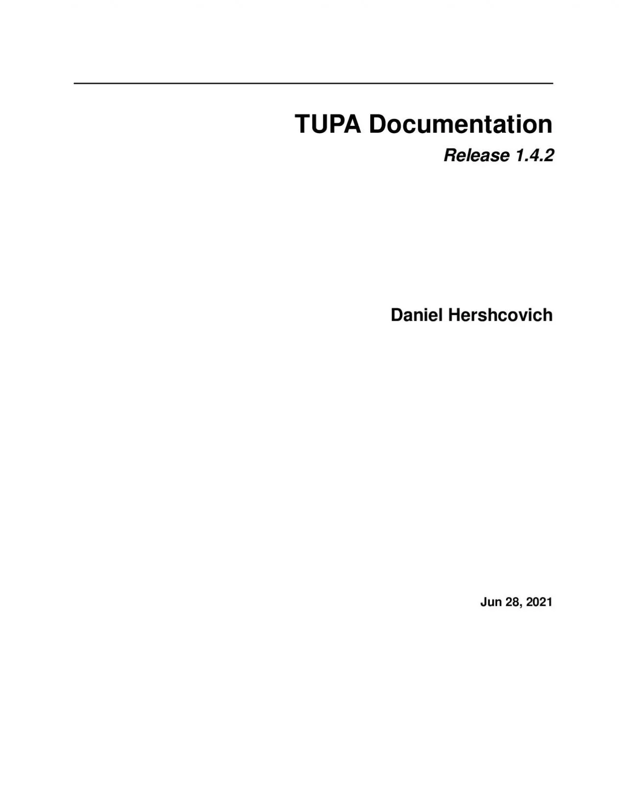 PDF-TUPADocumentationRelease142DanielHershcovichDec212020