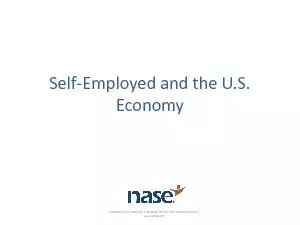 SelfEmployed and the US Economyx0000x0000Prepared by the Natio