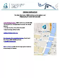 PARKING INFORMATION