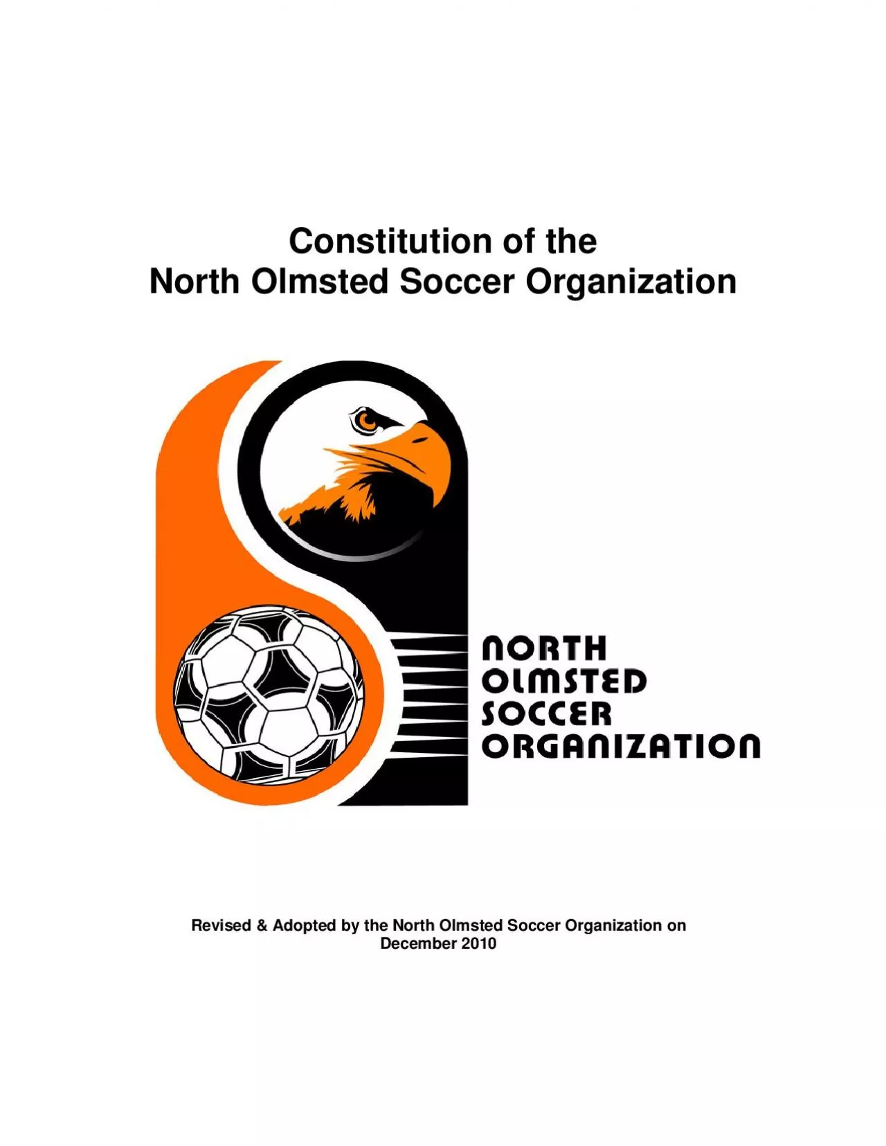 PDF-Constitution of the North Olmsted Soccer Organization