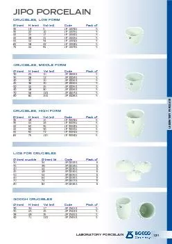 LABORATORY PORCELAIN