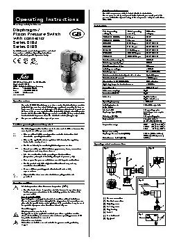 Operating InstructionsPlease keep carefully for future useDiaphragmP