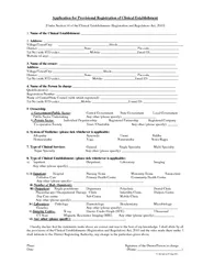 V Revised on Aug Application for Provisional Registrat