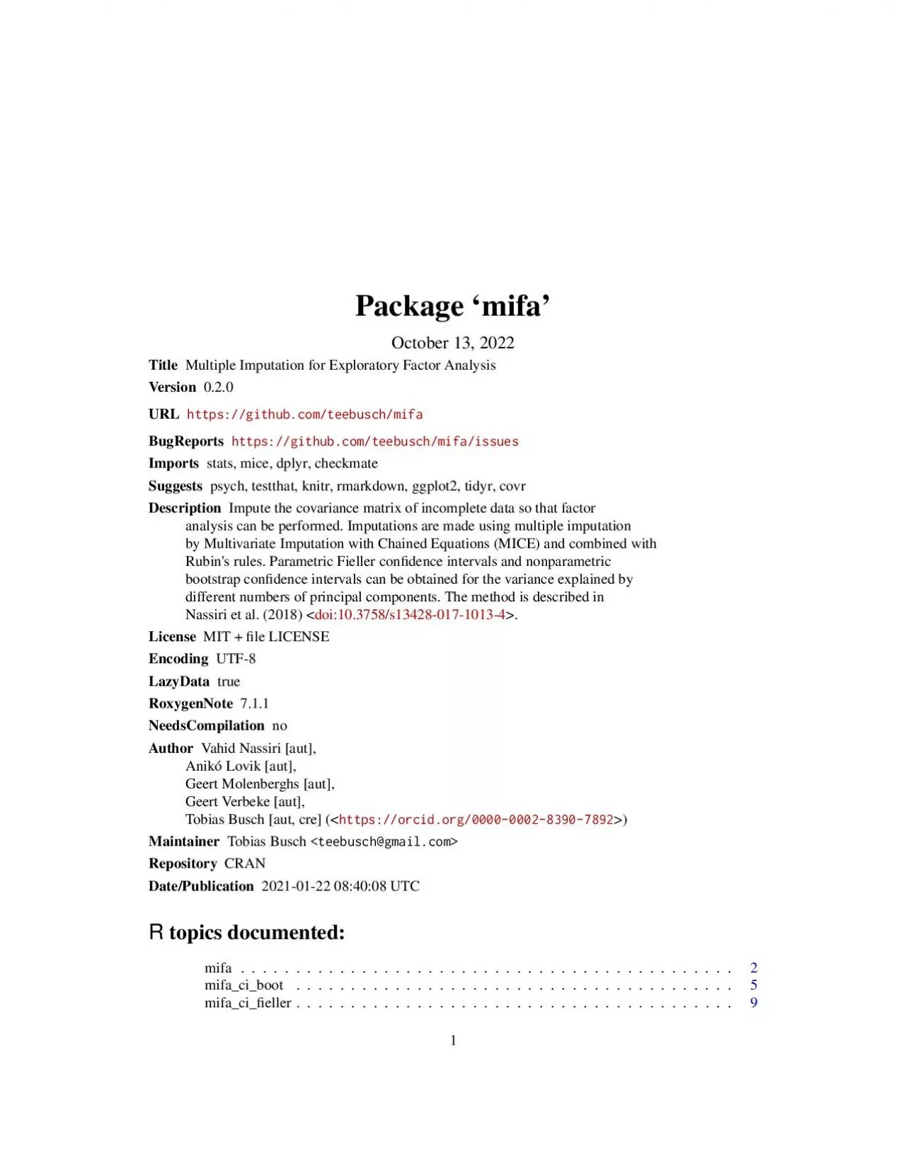 PDF-PackagemifaJanuary222021TitleMultipleImputationforExploratoryFactor