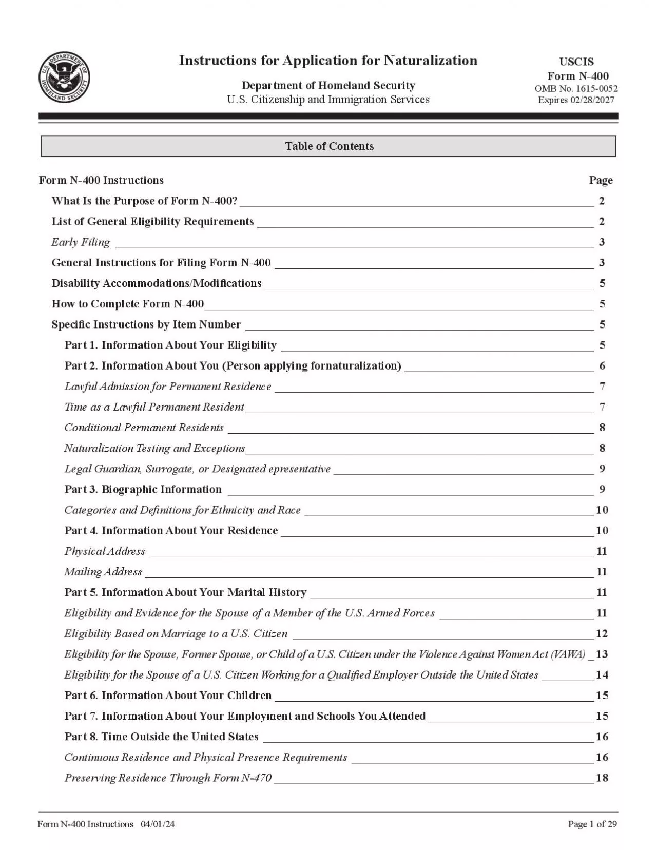 PDF-Form N400 Instructions 091719 Page 1 of 18