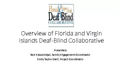 Overview of Florida and Virgin Islands DeafBlind CollaborativePresente