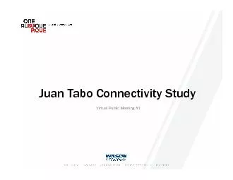 Juan TaboConnectivity StudyVirtual Public Meeting 1