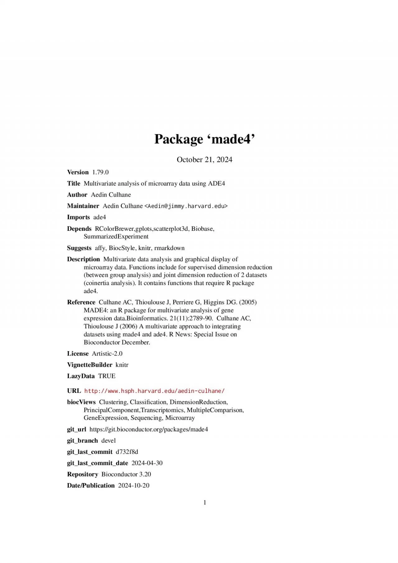 PDF-Packagemade4June252021Version1670TitleMultivariateanalysisofmicro